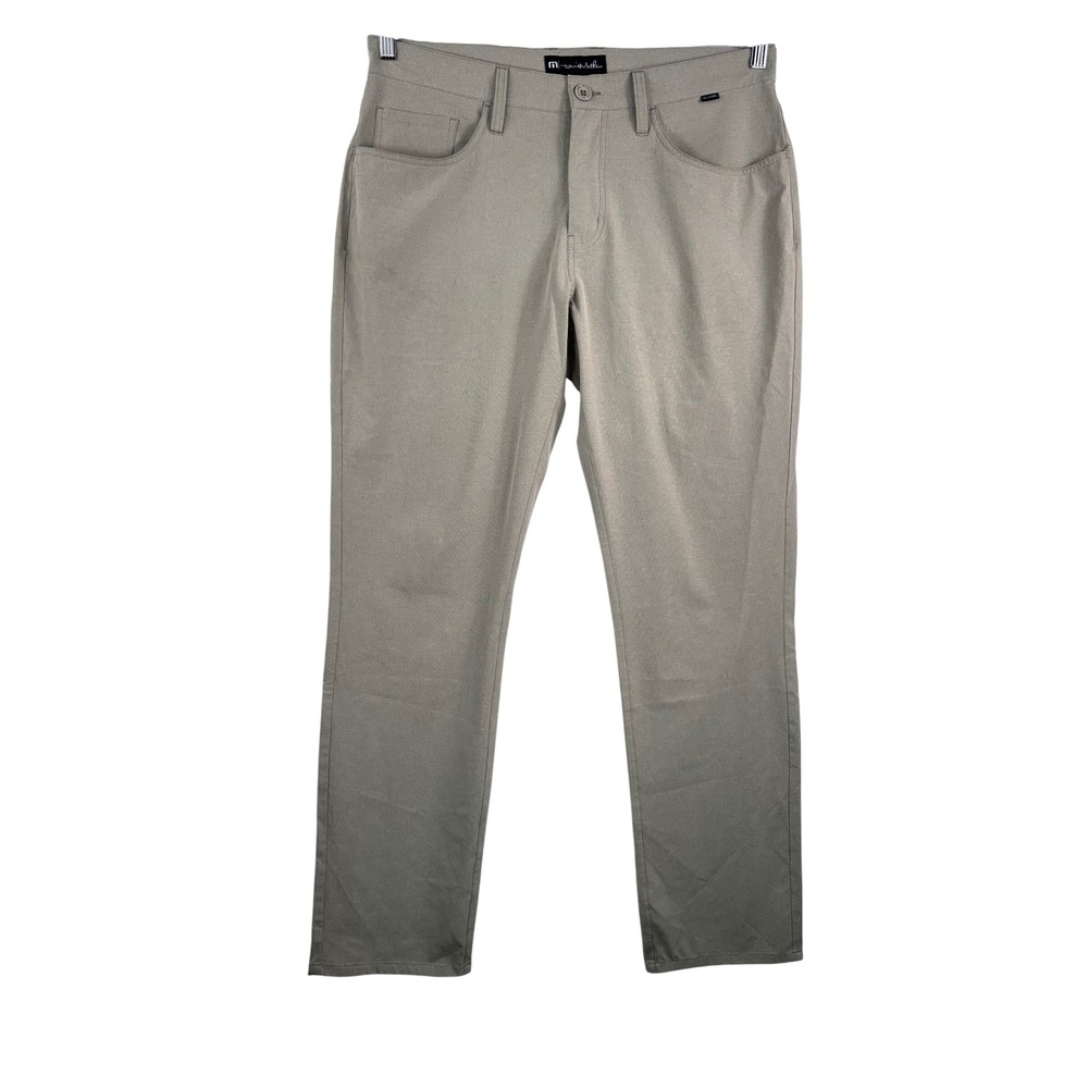 TravisMathew Stretch Golf‎ Pants Mens 34 Tan Performance Stretch athleisure